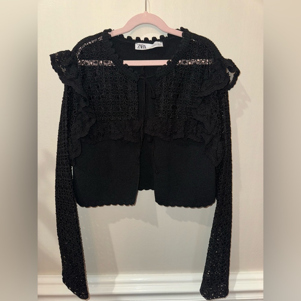 Zara lace cute cardigan